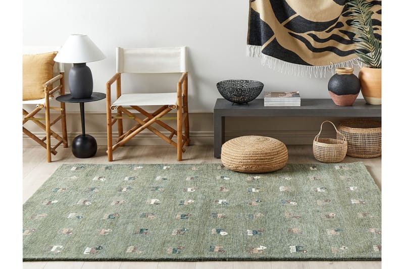 Kizarli Ryetæppe 160x230 cm, Grøn