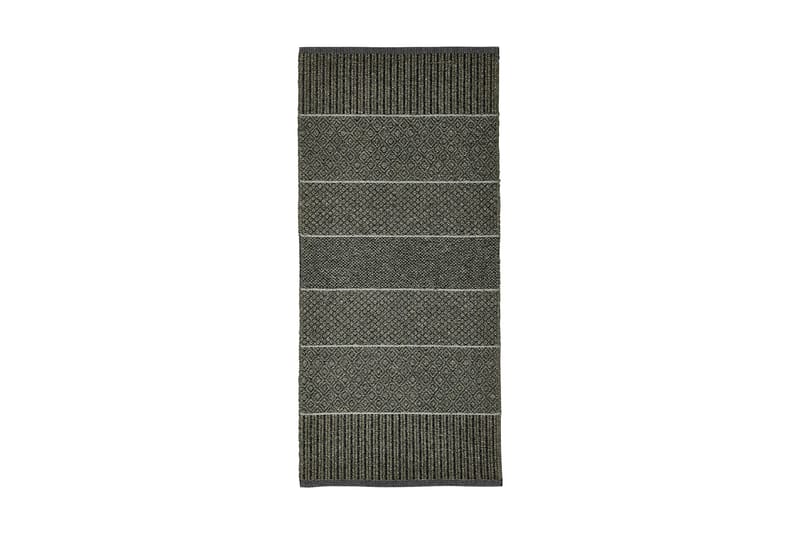 Alice Måtte Mix 70x250 PVC/Bomuld/Polyester Oliv - Horredsmattan - Tekstiler - Tæpper - Moderne tæppe - Kludetæpper