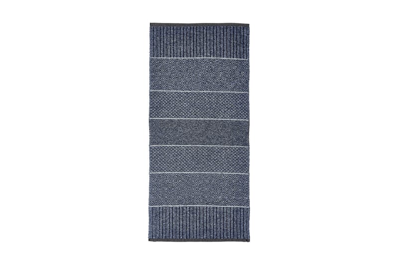 Alice Tæppe Mix 150x150 cm PVC/Bomuld/Polyester Blå - Horredsmattan - Tekstiler - Tæpper - Moderne tæppe - Kludetæpper