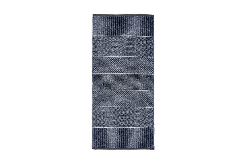 Alice Tæppe Mix 150x150 cm PVC/Bomuld/Polyester Blå - Horredsmattan - Kludetæpper