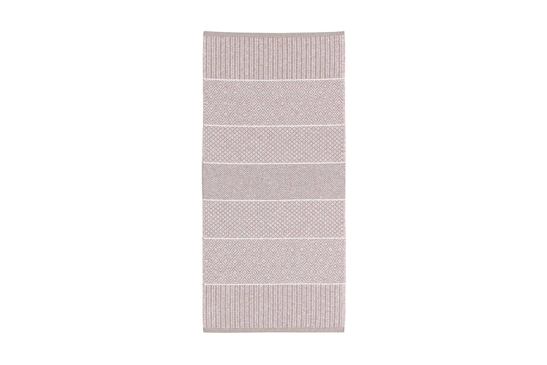 Alice Tæppe Mix 150x150 cm PVC/Bomuld/Polyester Lyserød - Horredsmattan - Tekstiler - Tæpper - Moderne tæppe - Kludetæpper