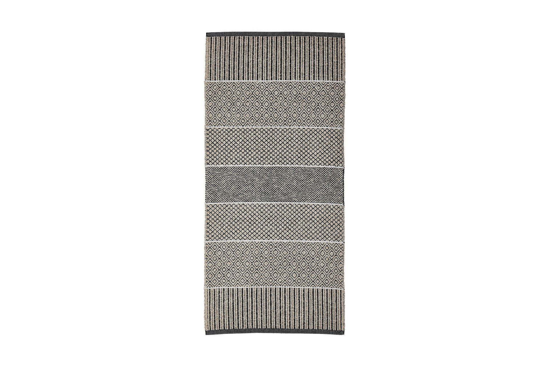 Alice Tæppe Mix 70x100 cm PVC/Bomuld/Polyester Hørfarvet - Horredsmattan - Tekstiler - Tæpper - Moderne tæppe - Kludetæpper