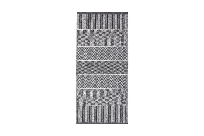 Alice Tæppe Mix 70x350 PVC / bomuld / polyester grå - Horredsmattan - Tekstiler - Tæpper - Moderne tæppe - Kludetæpper