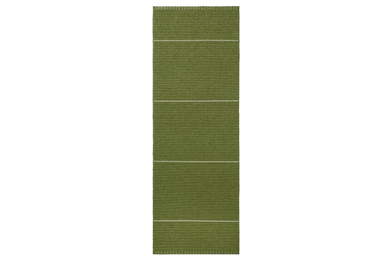 Cleo Kludetæppe 70x150 cm Olivengrøn - Horredsmattan - Tekstiler - Tæpper - Moderne tæppe - Kludetæpper