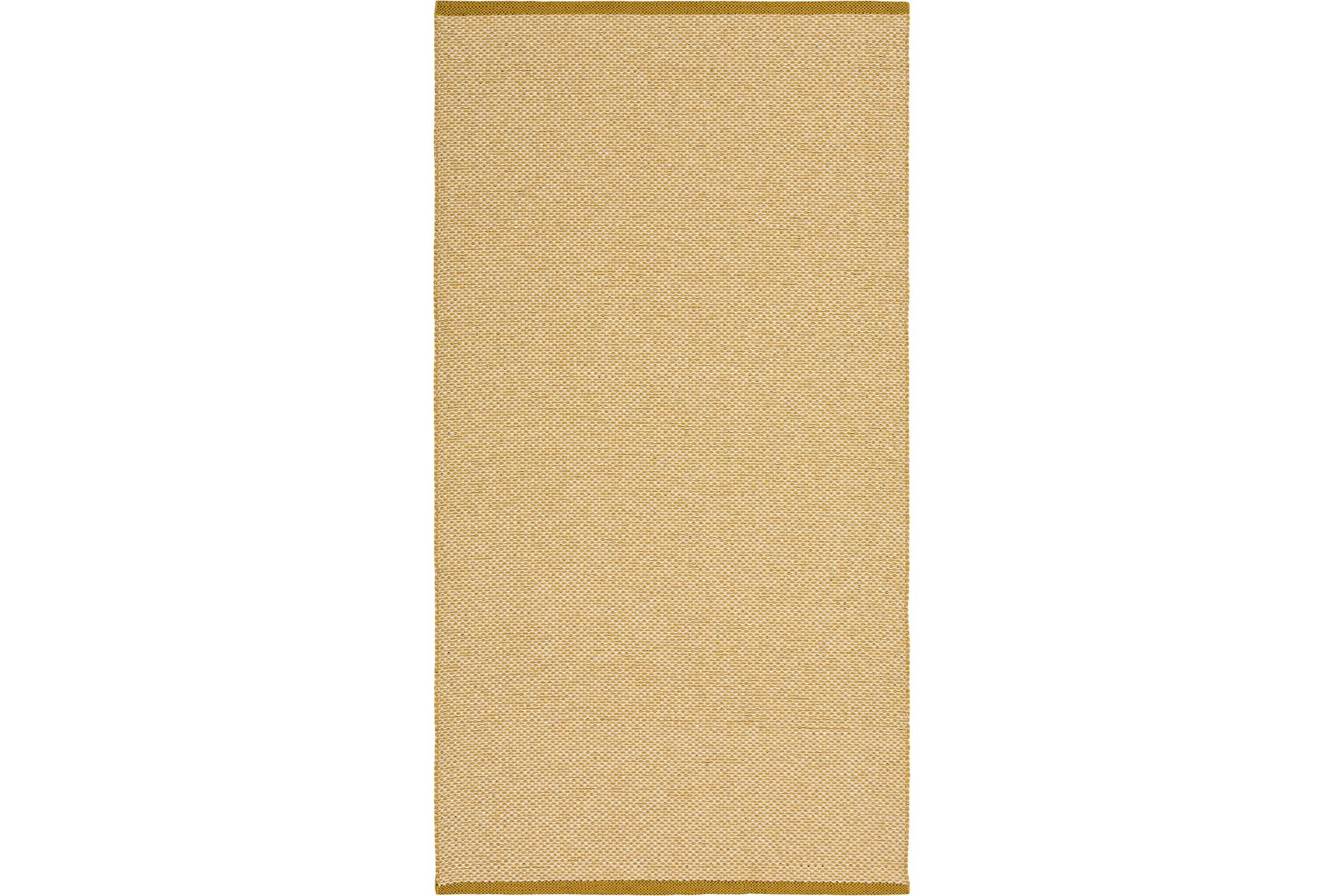 Estelle Kludetæppe 150x200 cm Gul - Horredsmattan - Tekstiler - Tæpper - Moderne tæppe - Kludetæpper