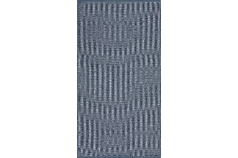 Estelle Kludetæppe 80x150 cm Blå - Horredsmattan - Tekstiler - Tæpper - Moderne tæppe - Kludetæpper