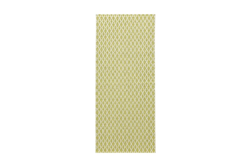 Eye kludetæppe 70x400 cm Limegrøn - Horredsmattan - Tekstiler - Tæpper - Moderne tæppe - Kludetæpper