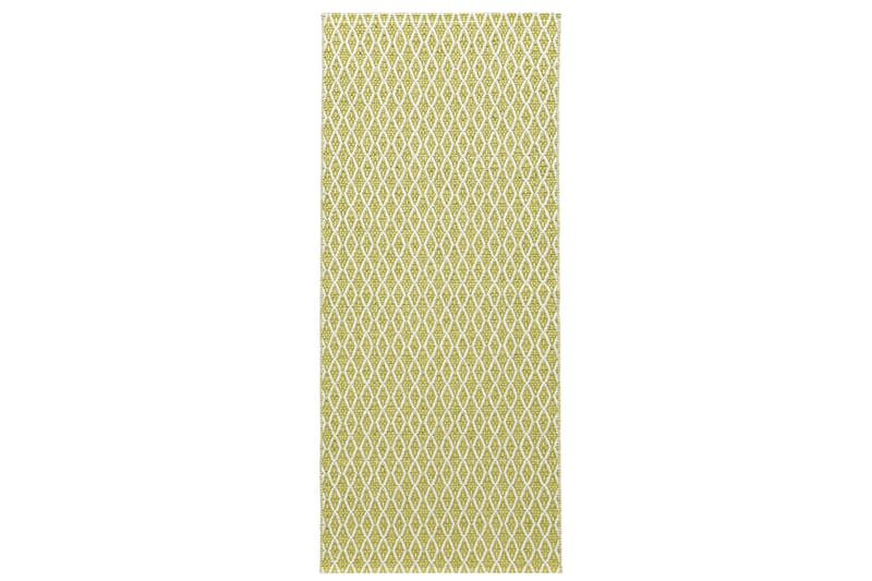 Eye Kludetæppe 70x450 cm Limegrøn - Horredsmattan - Tekstiler - Tæpper - Moderne tæppe - Kludetæpper