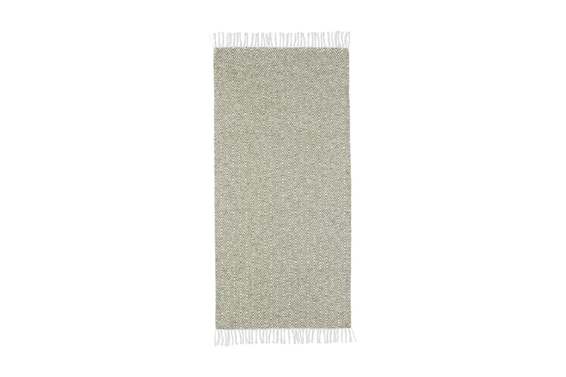 Goose tæppe mix 150x150 PVC / bomuld / polyestergrøn - Horredsmattan - Tekstiler - Tæpper - Moderne tæppe - Bomuldstæpper