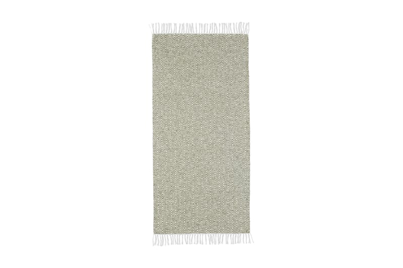 Goose tæppe mix 150x250 PVC / bomuld / polyestergrøn - Horredsmattan - Tekstiler - Tæpper - Moderne tæppe - Kludetæpper