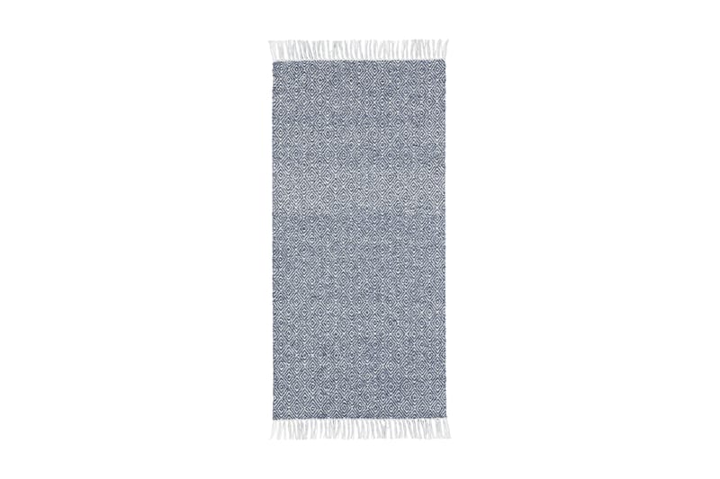 Goose tæppe mix 70x350 PVC / bomuld / polyester blå - Horredsmattan - Tekstiler - Tæpper - Moderne tæppe - Kludetæpper