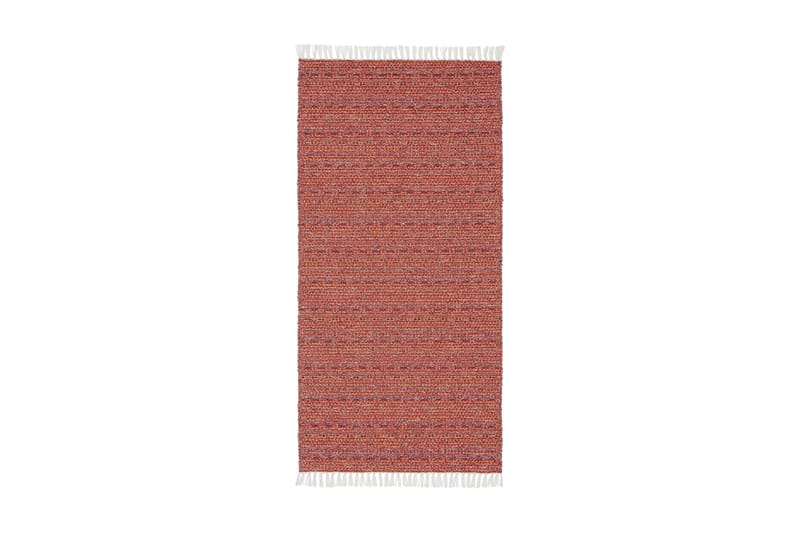 Svea Måtte Mix 70x220 PVC/Bomuld/Polyester Rød - Horredsmattan - Tekstiler - Tæpper - Moderne tæppe - Kludetæpper