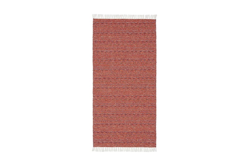 Svea Tæppe Mix 150x180 PVC / bomuld / polyester rød - Horredsmattan - Kludetæpper