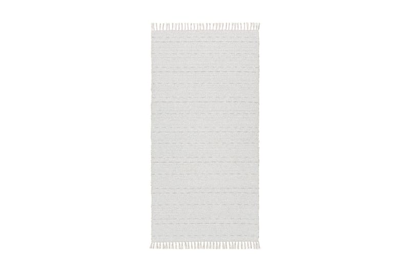 Svea Tæppe Mix 150x180 PVC / bomuld / polyester hvid - Horredsmattan - Kludetæpper
