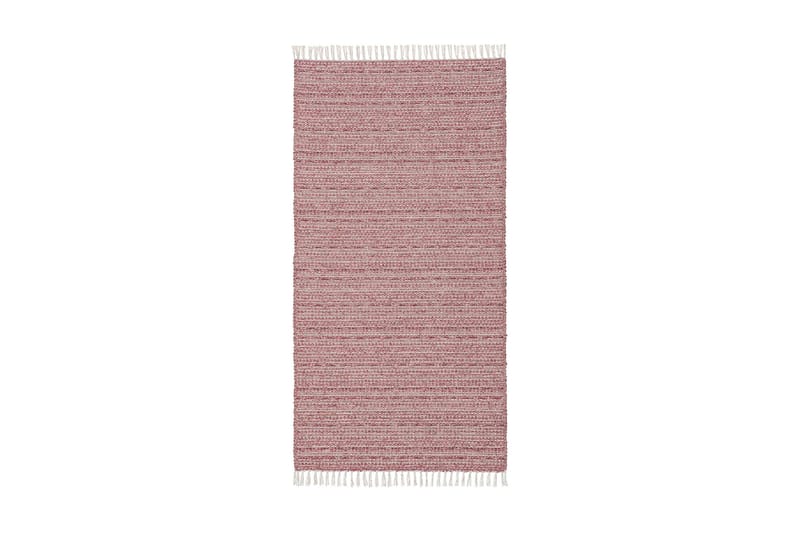 Svea tæppe Mix 150x220 PVC / bomuld / polyester pink - Horredsmattan - Kludetæpper