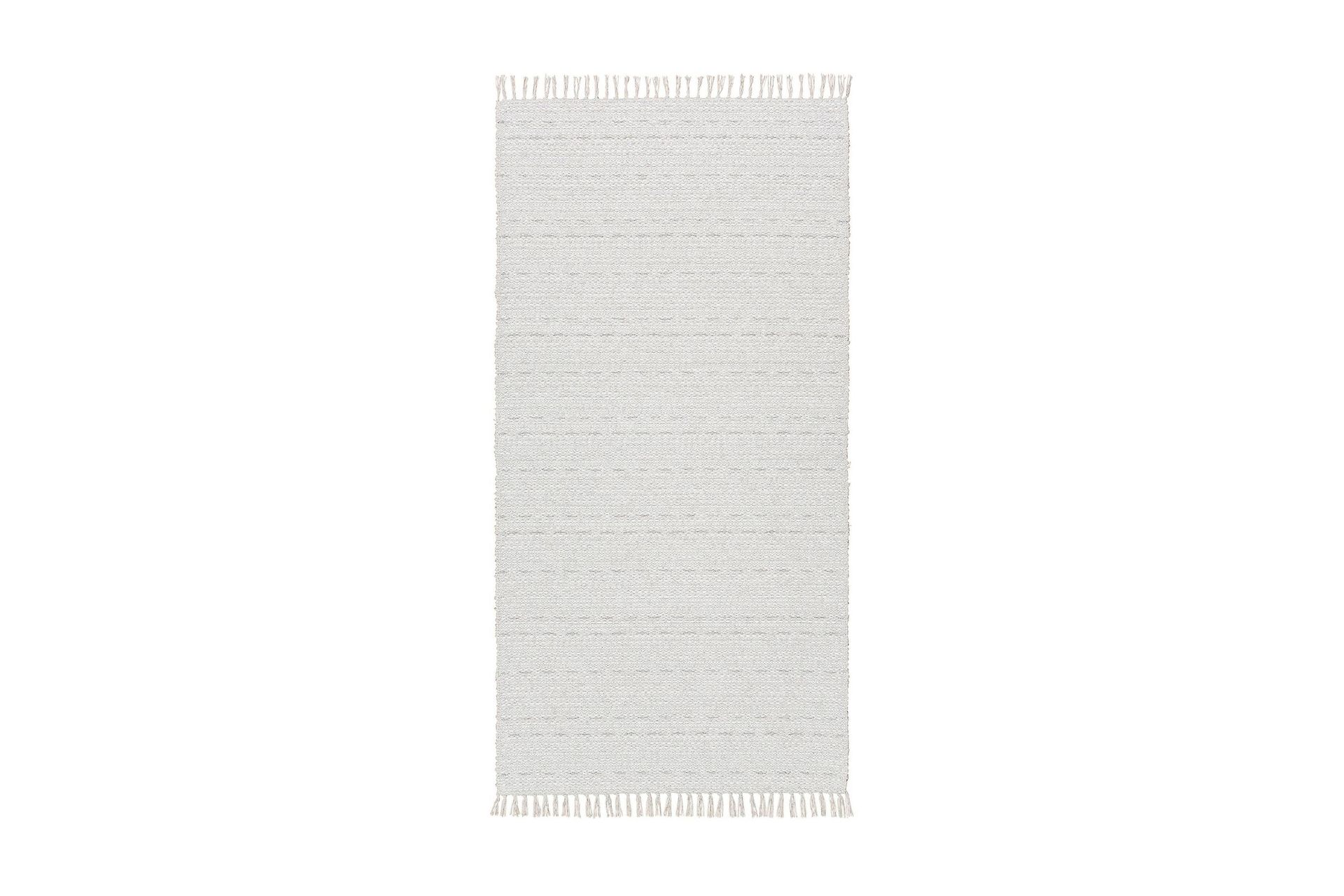 Svea Tæppe Mix 170x220 PVC / bomuld / polyester hvid - Horredsmattan - Tekstiler - Tæpper - Moderne tæppe - Kludetæpper