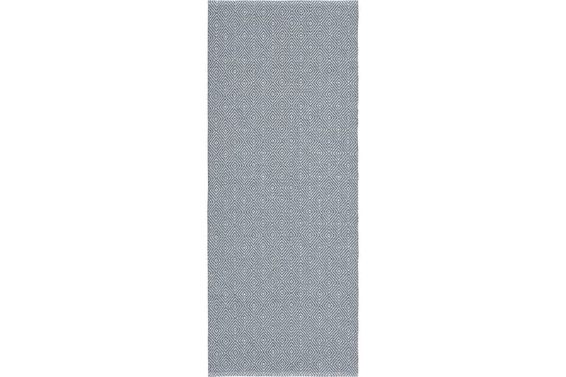 Sweet Kludetæppe 80x300 cm Blå - Horredsmattan - Små tæpper - Kludetæpper