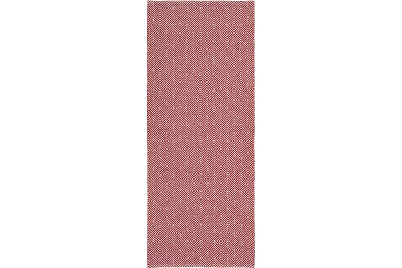 Sweet kludetæppe 80x50 cm Rød - Horredsmattan - Små tæpper - Kludetæpper