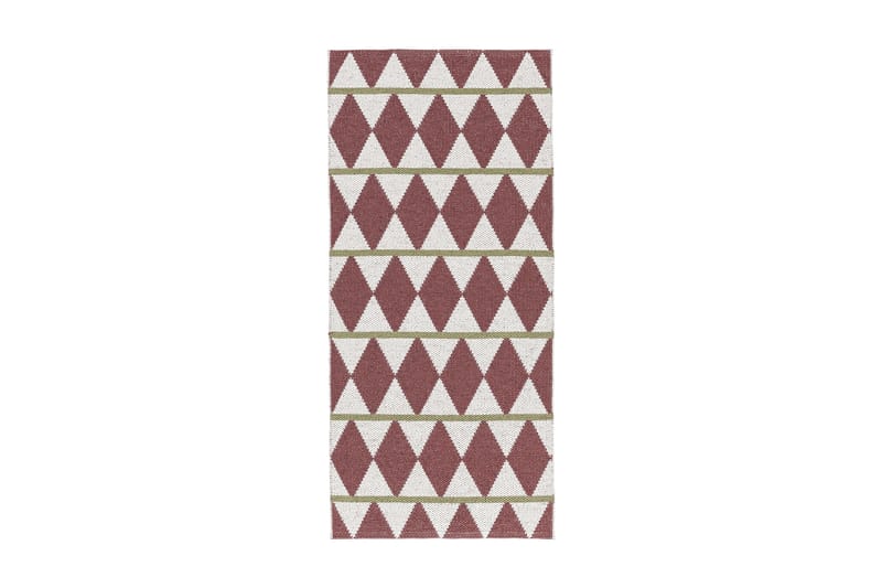 Zigge kludetæppe 70x400 cm Mørk lilla - Horredsmattan - Små tæpper - Kludetæpper