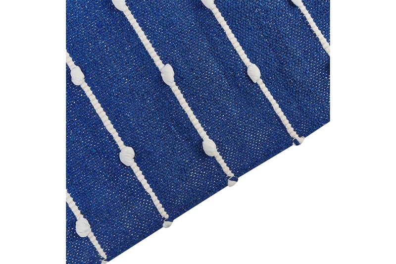 Kondhali Ryetæppe 80x150 cm - Blå - Tekstiler - Tæpper - Moderne tæppe - Ryatæpper