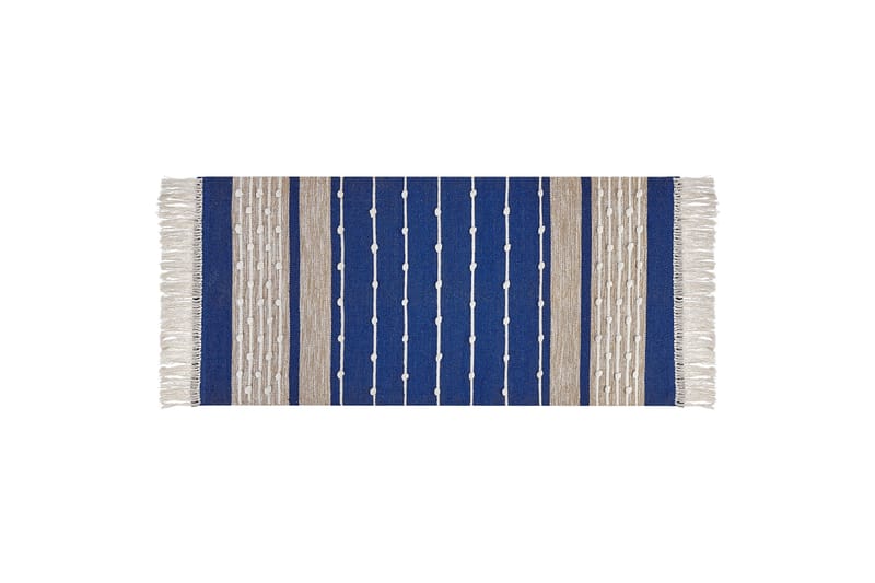 Kondhali Ryetæppe 80x150 cm, Blå