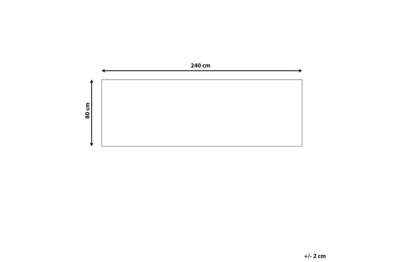 Kottar Ryetæppe 80x240 cm - Grå - Tekstiler - Tæpper - Moderne tæppe - Gangmåtter