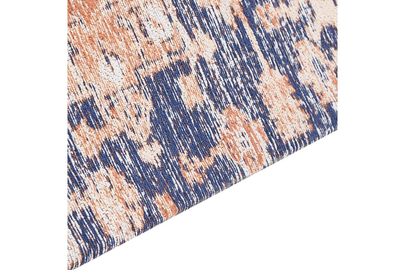 Kurin Bomuldstæppe 140x200 cm - Blå - Tekstiler - Tæpper - Moderne tæppe - Gangmåtter
