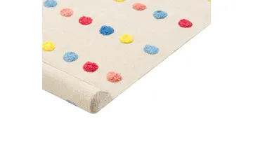 Leles Bomuldstæppe 80x150 cm - Beige - Tekstiler - Børnetekstiler - Børnetæpper