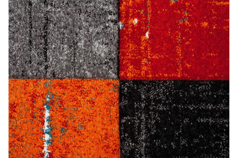 London Friezetæppe 160x230 - Rød/Orange - Tekstiler - Tæpper - Moderne tæppe - Wiltontæpper