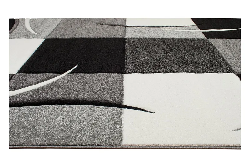 London Friezetæppe 200x290 - Sort - Tekstiler - Tæpper - Moderne tæppe - Wiltontæpper