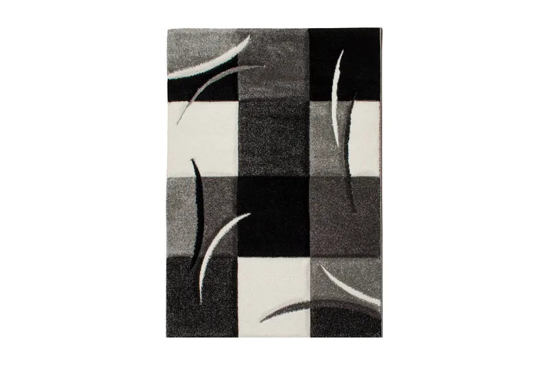 London Friezetæppe 200x290, Sort