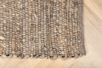 Loump Uldtæppe 200x300 cm - Grå/Beige - Tekstiler - Tæpper - Moderne tæppe - Uldtæppe