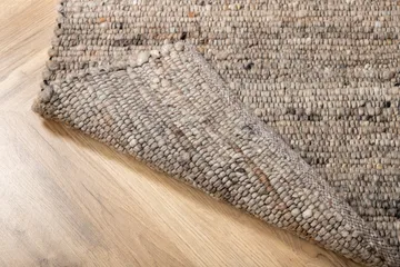 Loump Uldtæppe 200x300 cm - Grå/Beige - Tekstiler - Tæpper - Moderne tæppe - Uldtæppe