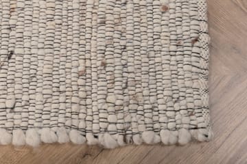 Loump Uldtæppe 200x300 cm - Hvit/Beige - Tekstiler - Tæpper - Moderne tæppe - Uldtæppe