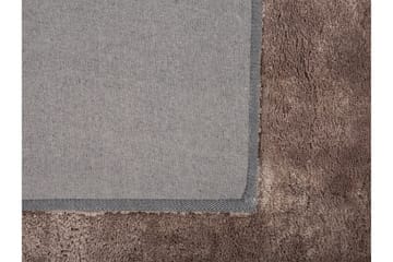 Lyme tæppe Long Lugg 200x200 cm - Brun - Tekstiler - Tæpper - Moderne tæppe - Ryatæpper