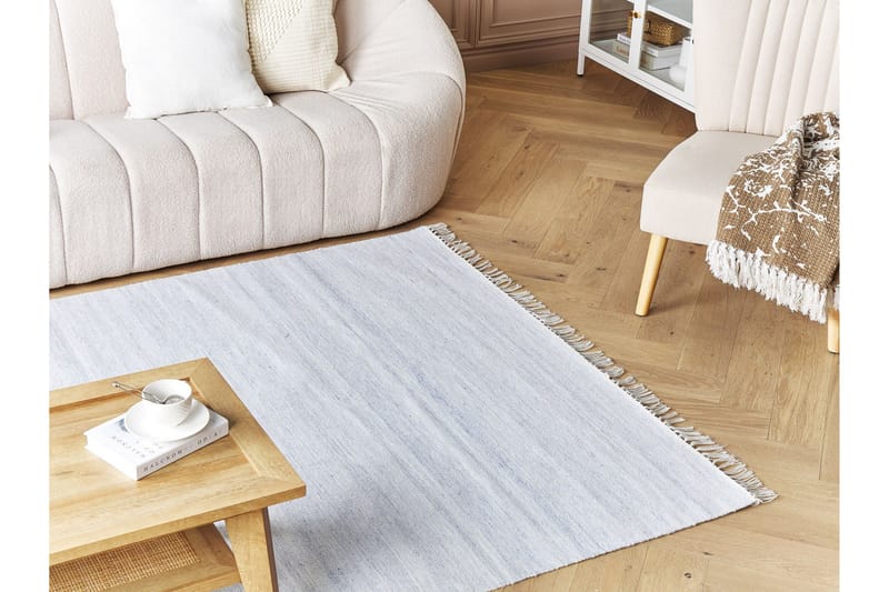 Malhia Ryetæppe 160x230 cm - Blå - Tekstiler - Tæpper - Moderne tæppe - Ryatæpper