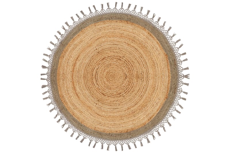 Marts Jutetæppe 140 cm Rund, Beige