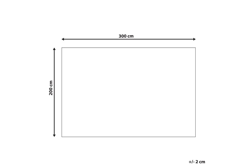 Martuni Ryetæppe 200x300 cm - Sort/hvid - Tekstiler - Tæpper - Moderne tæppe - Ryatæpper
