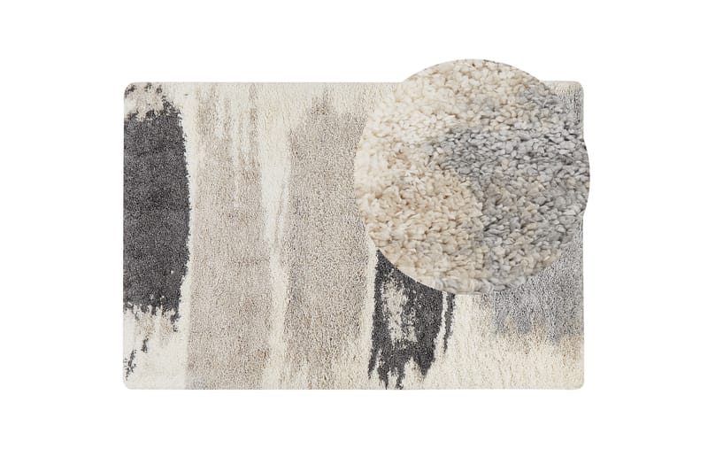 Martuni Ryetæppe 200x300 cm - Sort/hvid - Tekstiler - Tæpper - Moderne tæppe - Ryatæpper