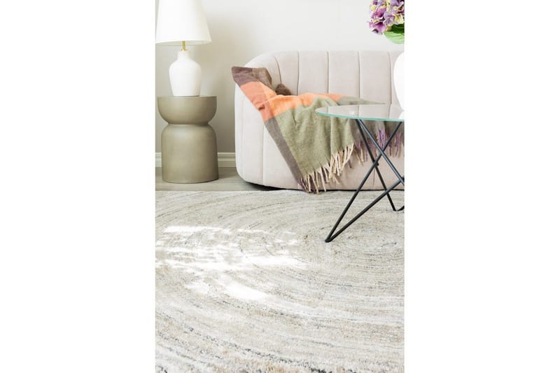 Maskinvævet tæppe Bern Circle - 140x200 cm - Tekstiler - Tæpper - Moderne tæppe - Wiltontæpper