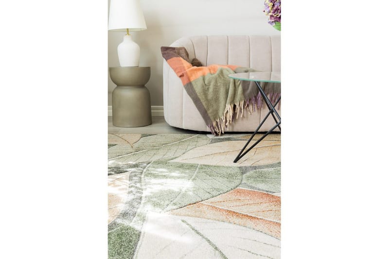 Maskinvævet tæppe Brilliance Flower - 200x290 cm - Tekstiler - Tæpper - Moderne tæppe - Wiltontæpper