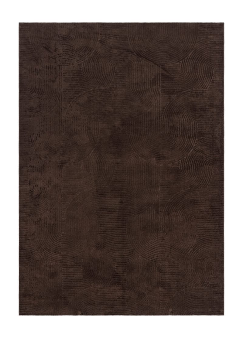 Maskinvævet tæppe Castello Art 200x290 cm, Chokolade