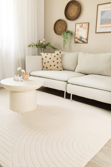 Maskinvævet tæppe Cozy Zen 155x230 cm - Natur - Tekstiler - Tæpper - Moderne tæppe - Wiltontæpper