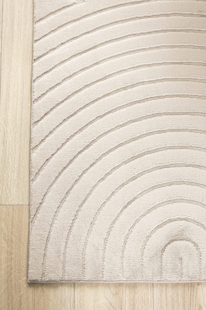 Maskinvævet tæppe Cozy Zen 200x290 cm - Grå - Tekstiler - Tæpper - Moderne tæppe - Wiltontæpper