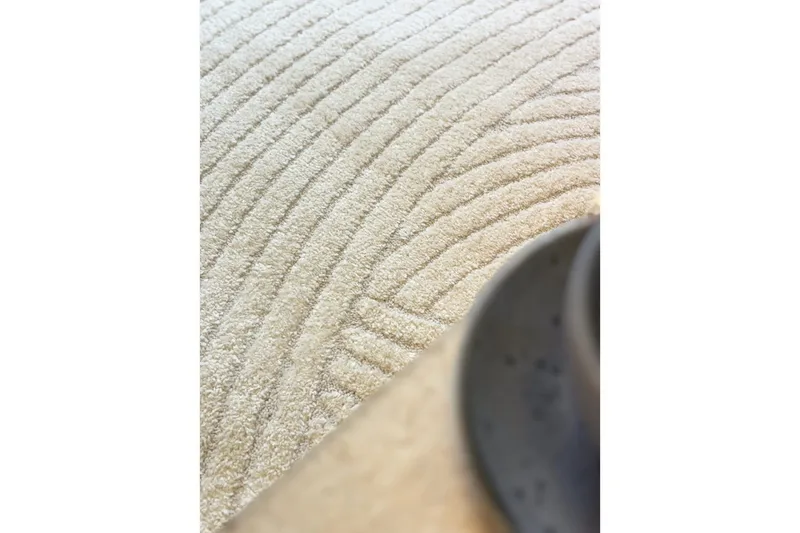 Maskinvævet Tæppe Genova Harmony - 200x290 cm, Hvid - Tekstiler - Tæpper - Moderne tæppe - Wiltontæpper