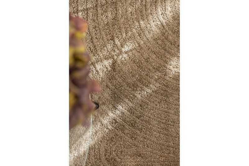 Maskinvævet Tæppe Genova Zen - 80x150 cm, Mocca - Tekstiler - Tæpper - Moderne tæppe - Wiltontæpper