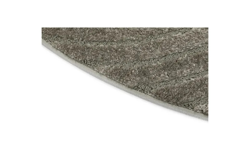 Maskinvævet Tæppe Genova Zen Rund - 120x120 cm, Grøn - Tekstiler - Tæpper - Moderne tæppe - Wiltontæpper