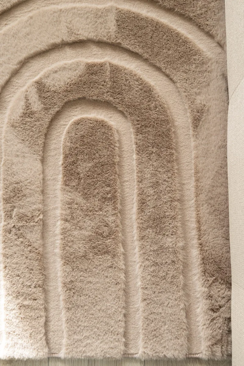 Maskinvævet tæppe Heaven Art 200x290 cm - Taupe - Tekstiler - Tæpper - Moderne tæppe - Wiltontæpper