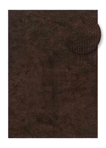 Maskinvævet tæppe KM Home Castello Art GANG 80x150 Chokolade - Chokolade - Tekstiler - Tæpper - Moderne tæppe - Gangmåtter