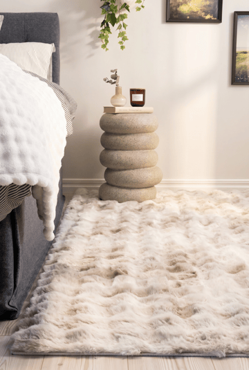 Maskinvævet tæppe KM Home Cloud Bubble 230x330 Melange - Melange - Tekstiler - Tæpper - Moderne tæppe - Ryatæpper